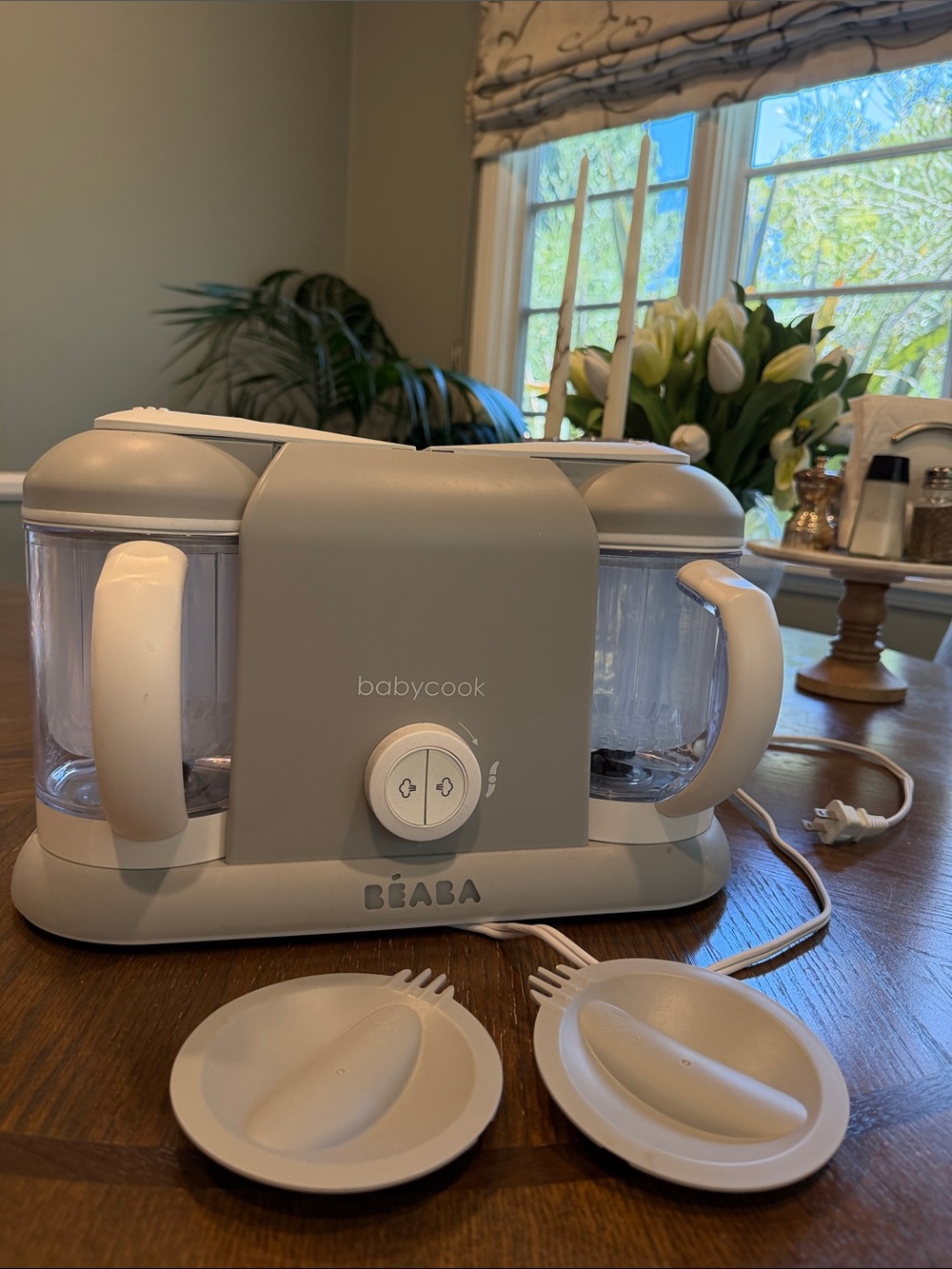 Beaba Babycook Baby Food Maker in Gray Mist